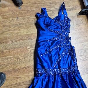 Elegant Blue Evening Dress